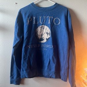 Blue Pluto Crewneck Sweatshirt